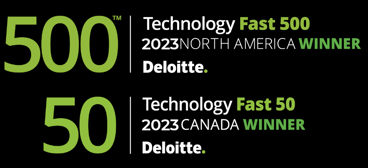 Deloitte Technology Fast 500 2023 North America Winner & Technology Fast 50 2023 Canada Winner